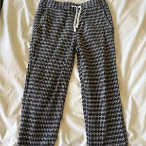 Aime Leon Dore Black & White Knit Houndstooth Jogger Pants